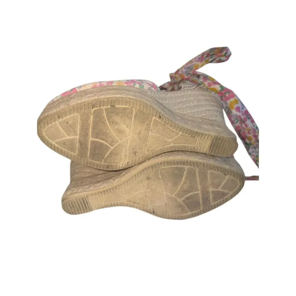 Manebi X Love Shack Fancy Heart Shaped Wedge Fruity Punch Size 36/ US 6